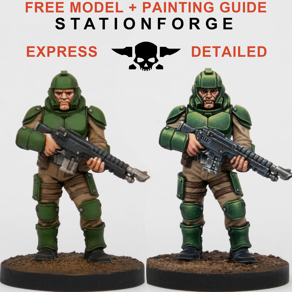 Vaskar: Infantry Mini Painting Guide PDF + Model