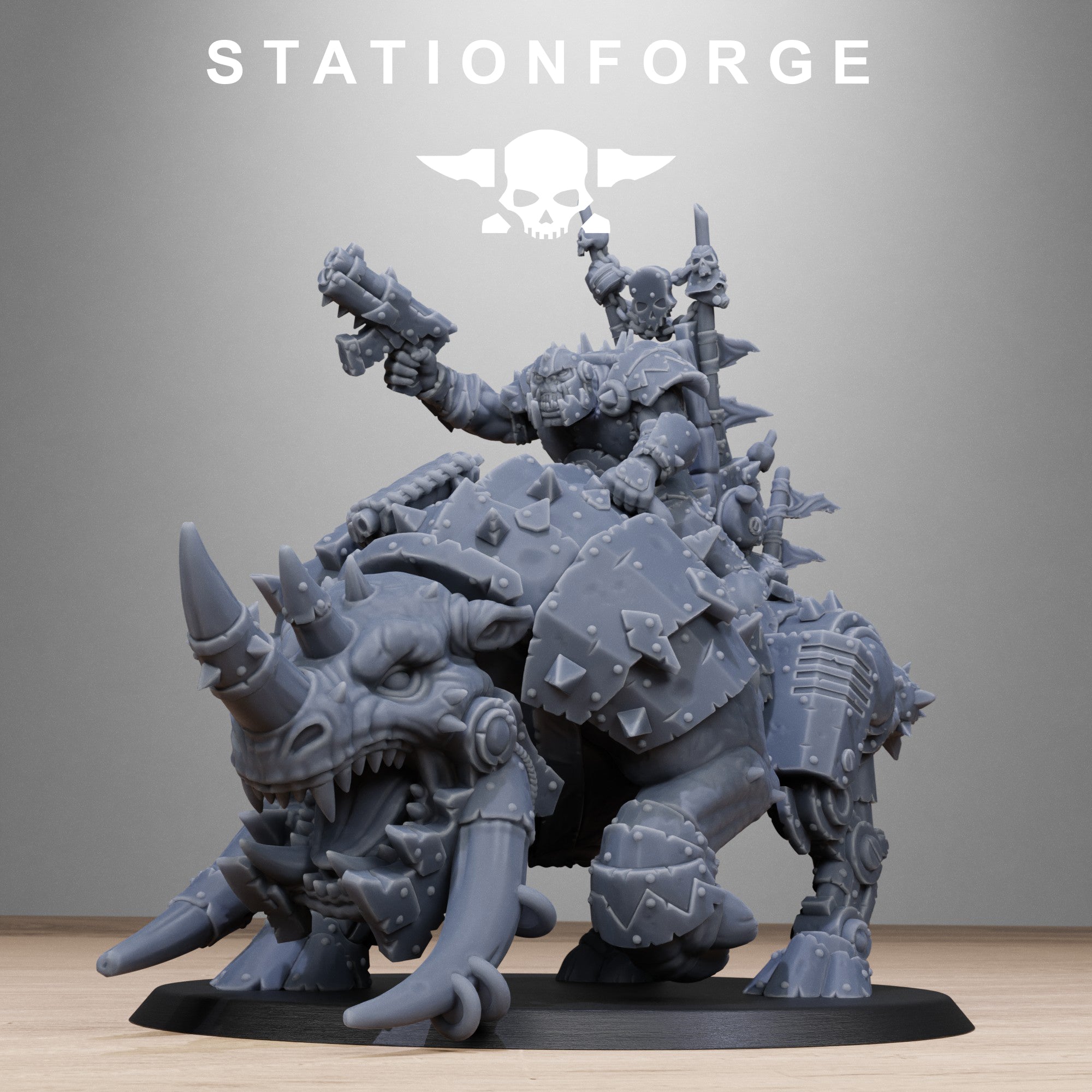 Orkaz: Brast-Rider Warlord