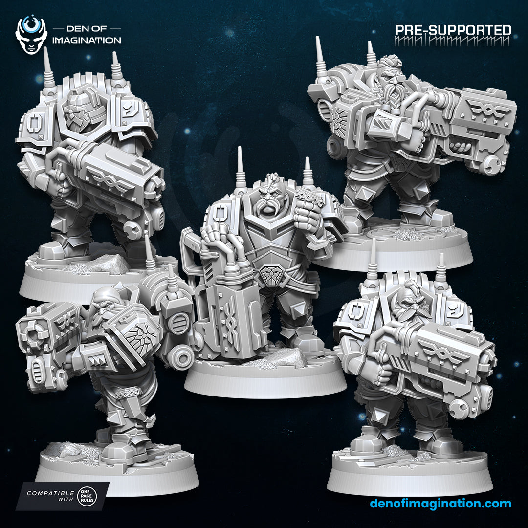 Space Dwarfs: Kazaroth Empire Prospectors Unit