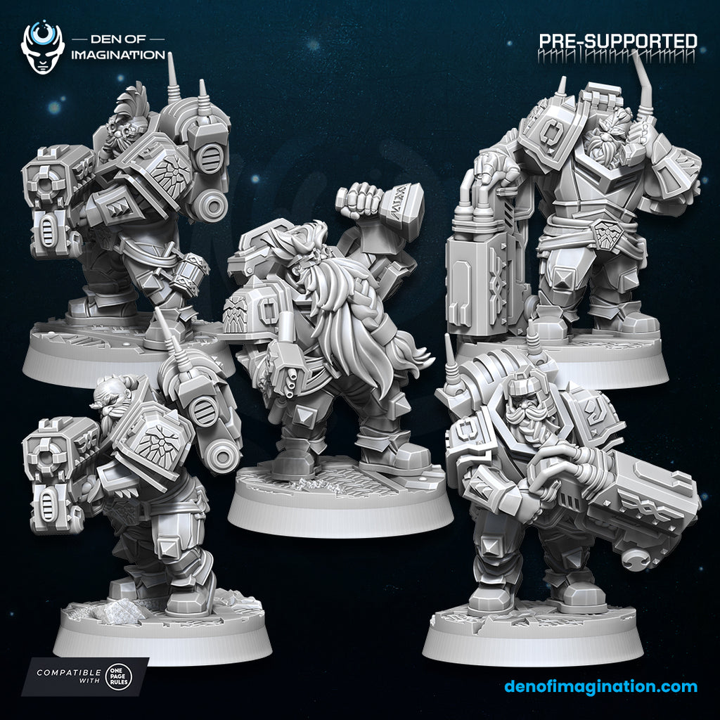 Space Dwarfs: Kazaroth Empire Prospectors Unit