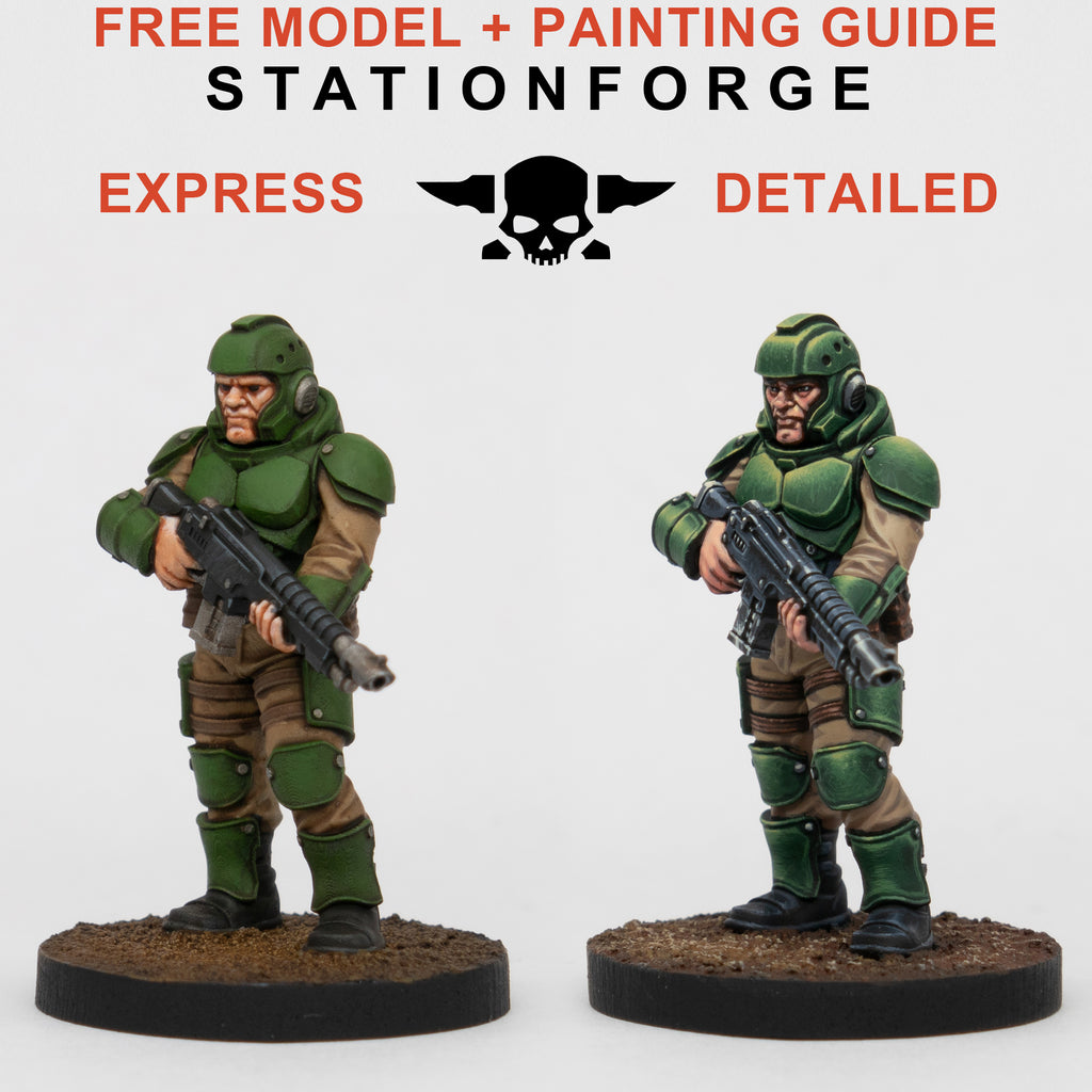 Vaskar: Infantry Mini Painting Guide PDF + Model