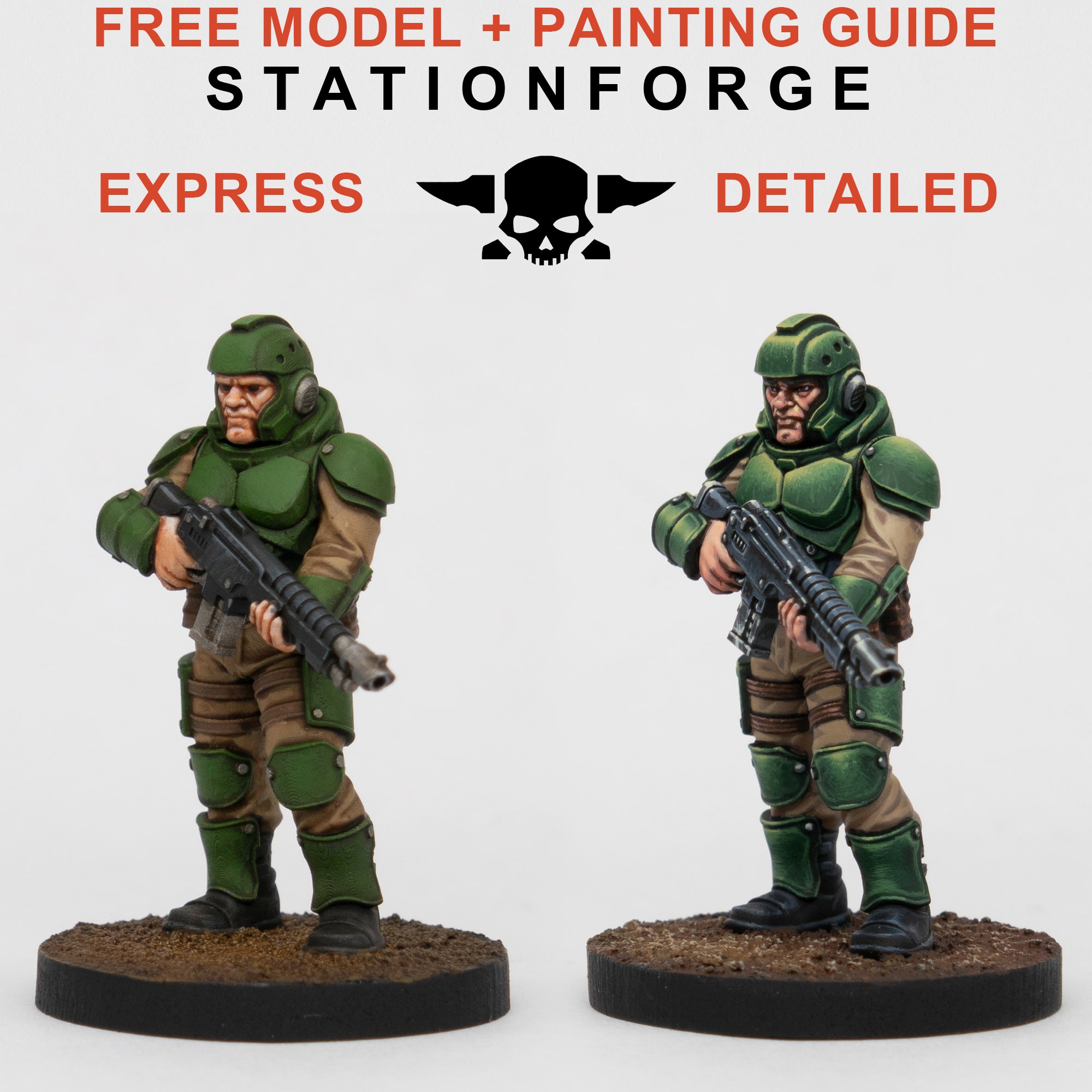 Vaskar: Infantry Mini Painting Guide PDF + Model