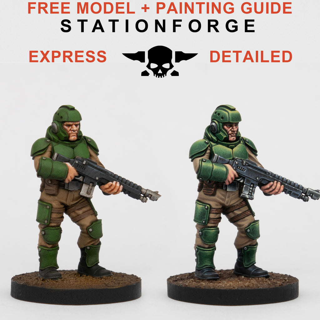 Vaskar: Infantry Mini Painting Guide PDF + Model