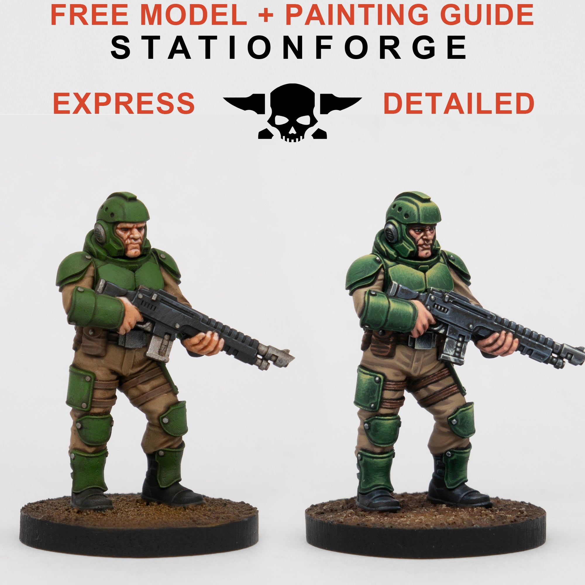 Vaskar: Infantry Mini Painting Guide PDF + Model