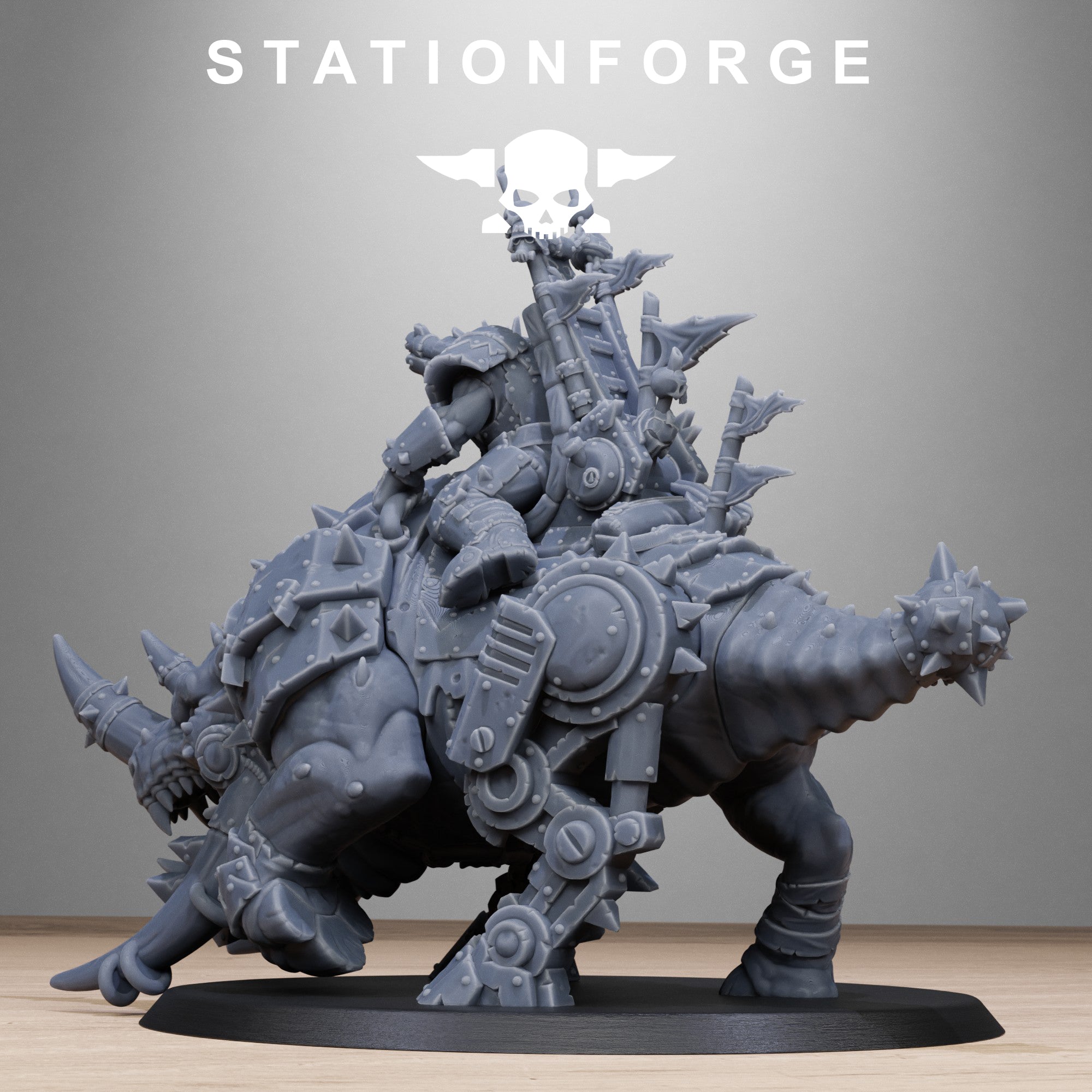 Orkaz: Brast-Rider Warlord