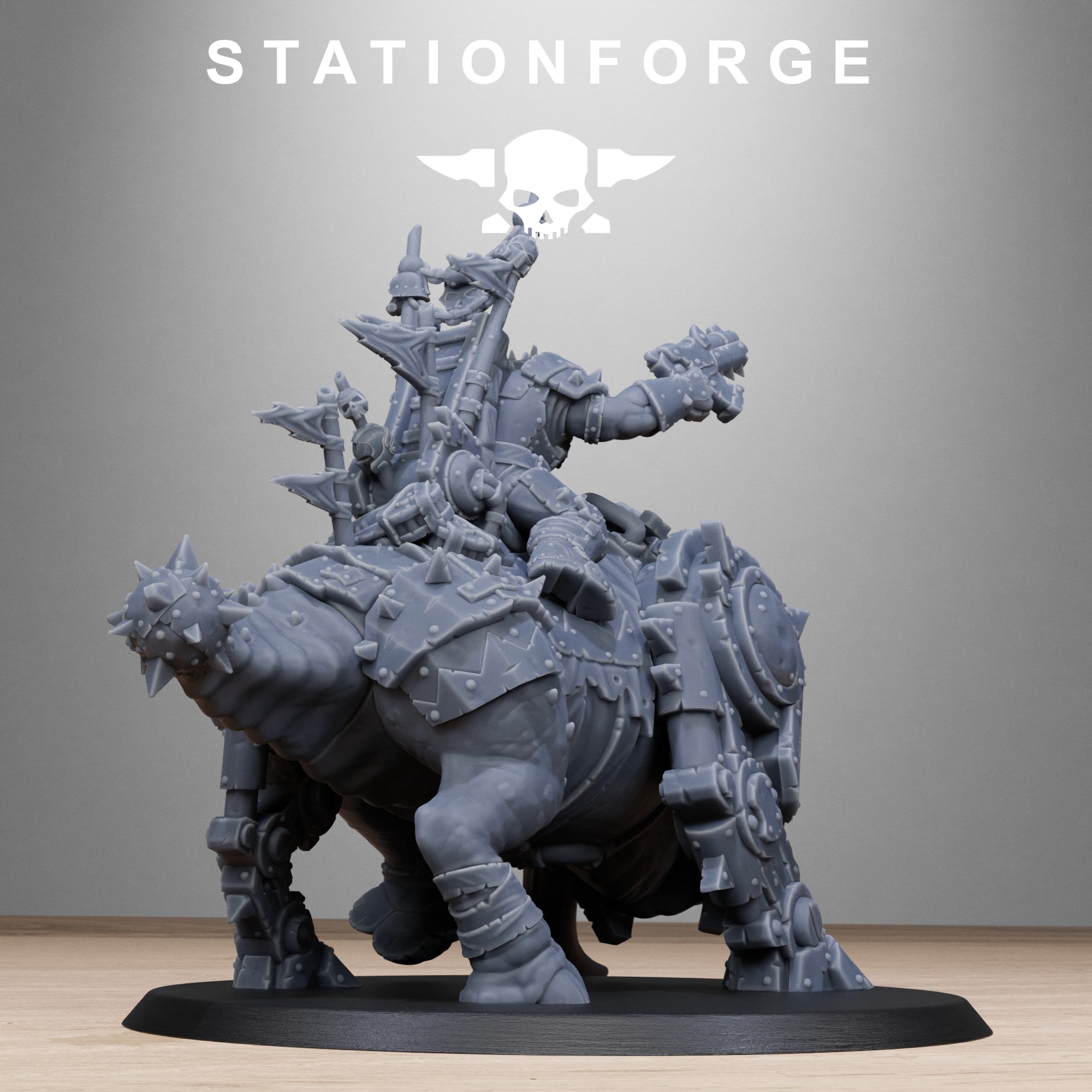 Orkaz: Brast-Rider Warlord