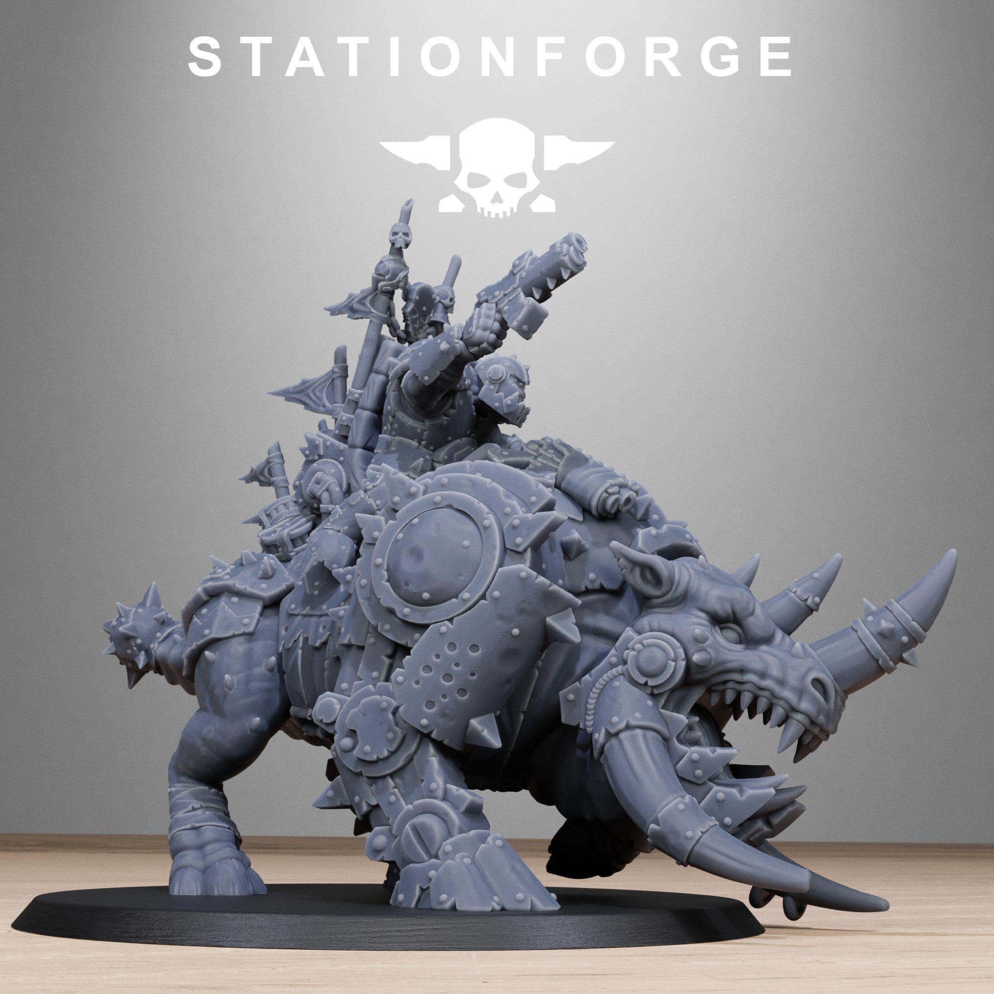 Orkaz: Brast-Rider Warlord