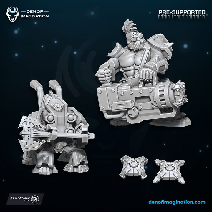 Space Dwarfs: Brawler with Mine Launcher