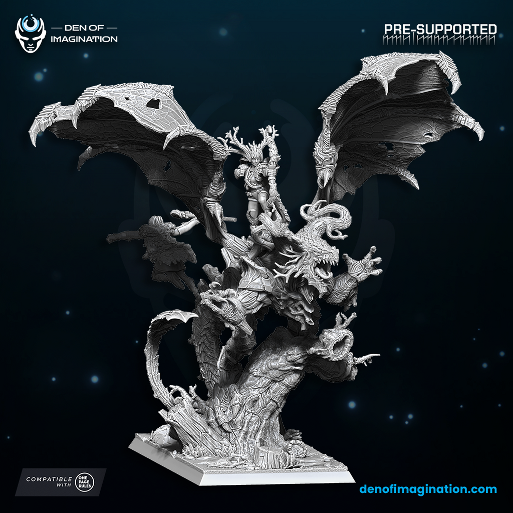 Wood Elves: Lord on Forest Dragon