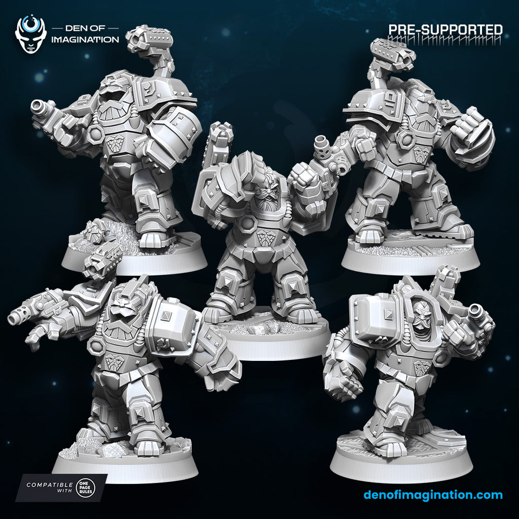 Space Dwarfs: Khazaroth Empire Iron Moles