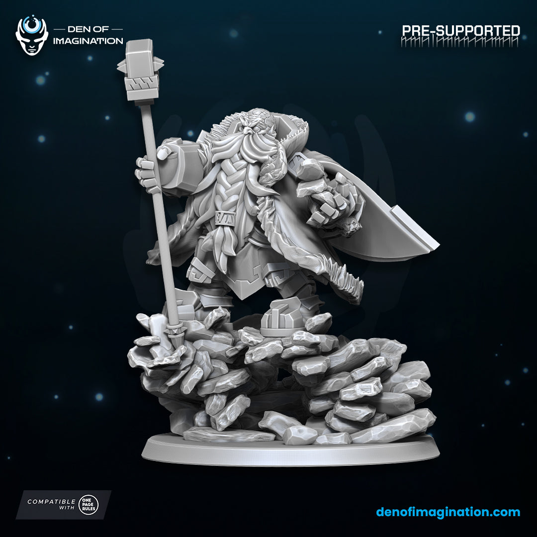 Space Dwarfs: Avalanche Lord with Drones