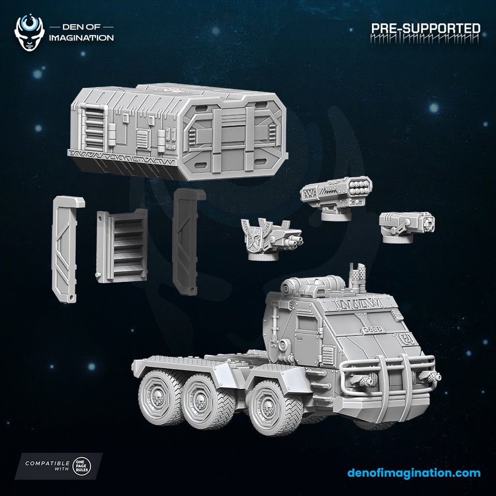 Space Dwarfs: Khazaroth Empire Oreseeker Cruiser