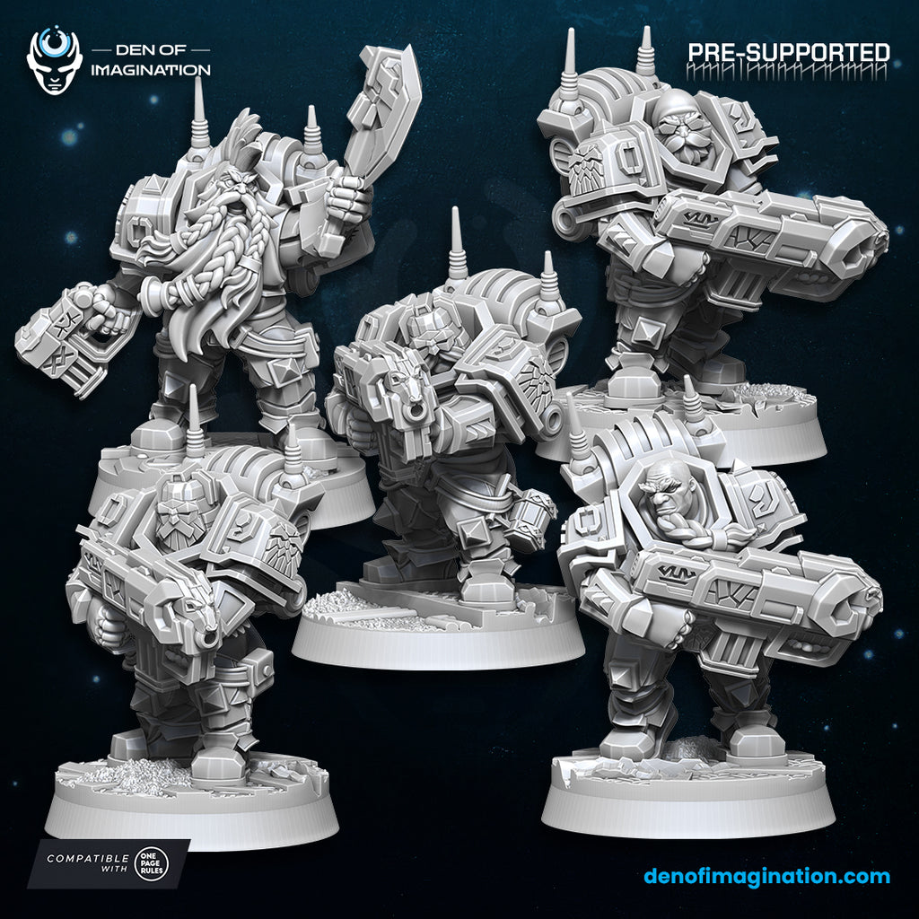 Space Dwarfs: Kazaroth Empire Prospectors Unit