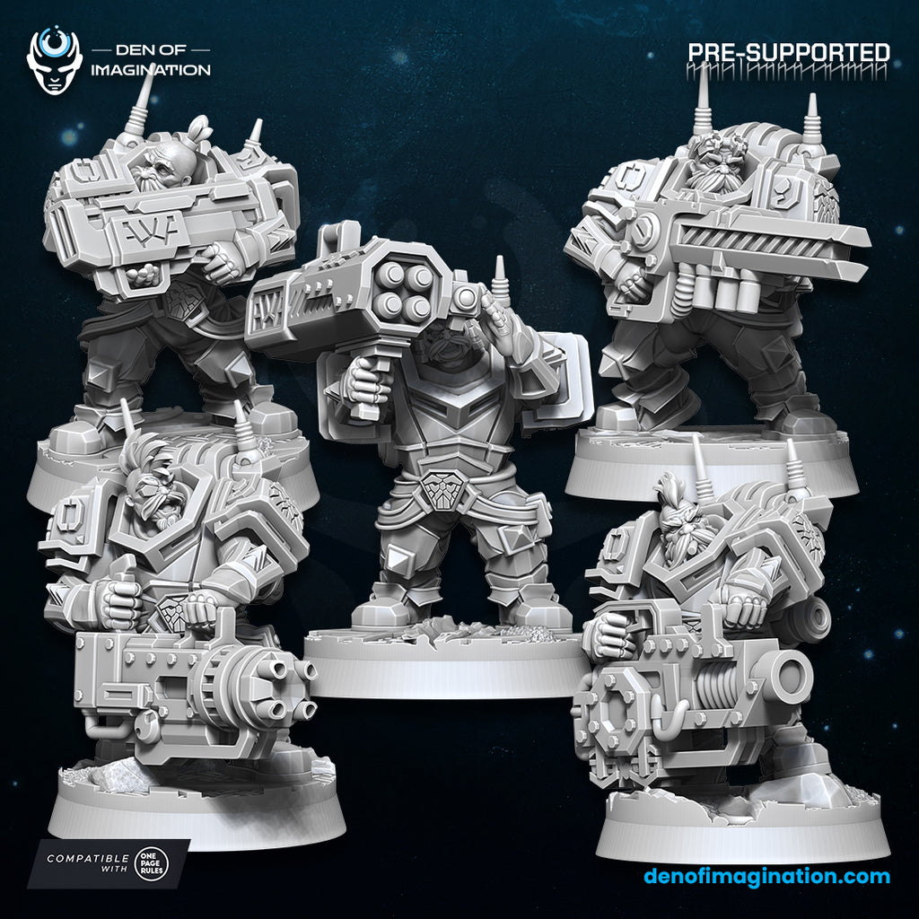 Space Dwarfs: Kazaroth Empire Prospectors Unit