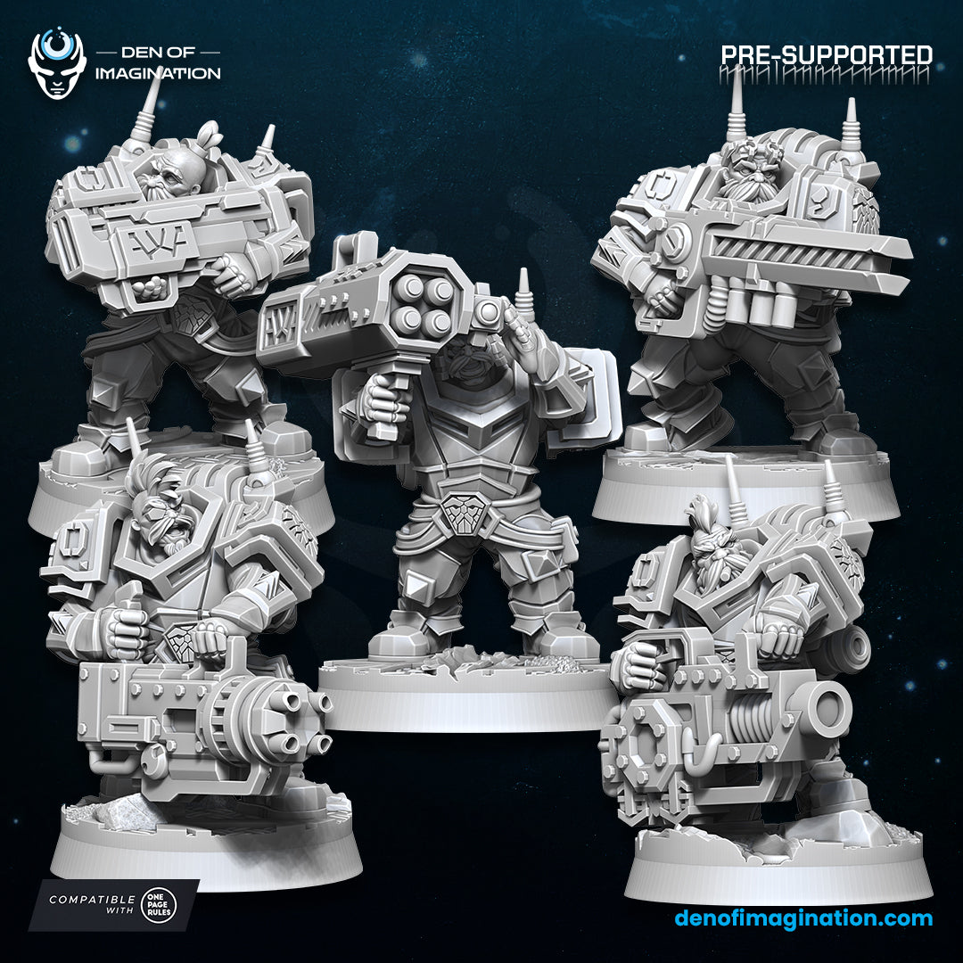Space Dwarfs: Kazaroth Empire Prospectors Unit
