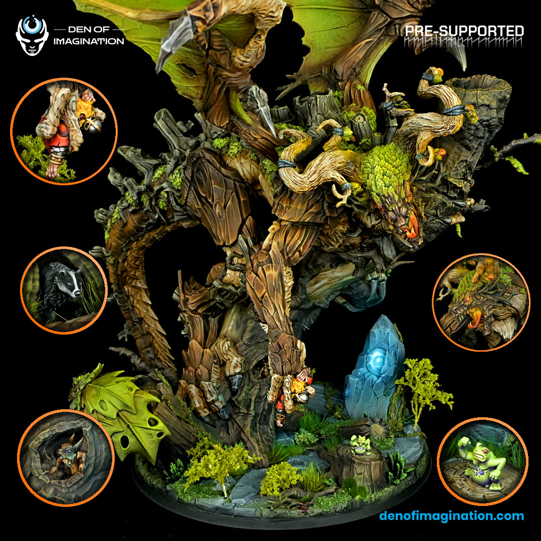 Forest Dragon: Sylvax The Ancient Protector